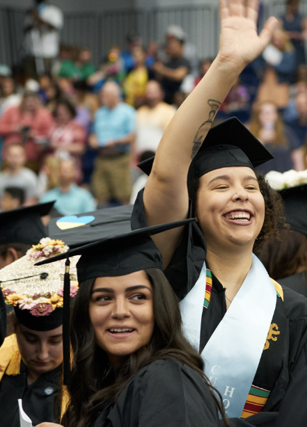 Students at Graduation